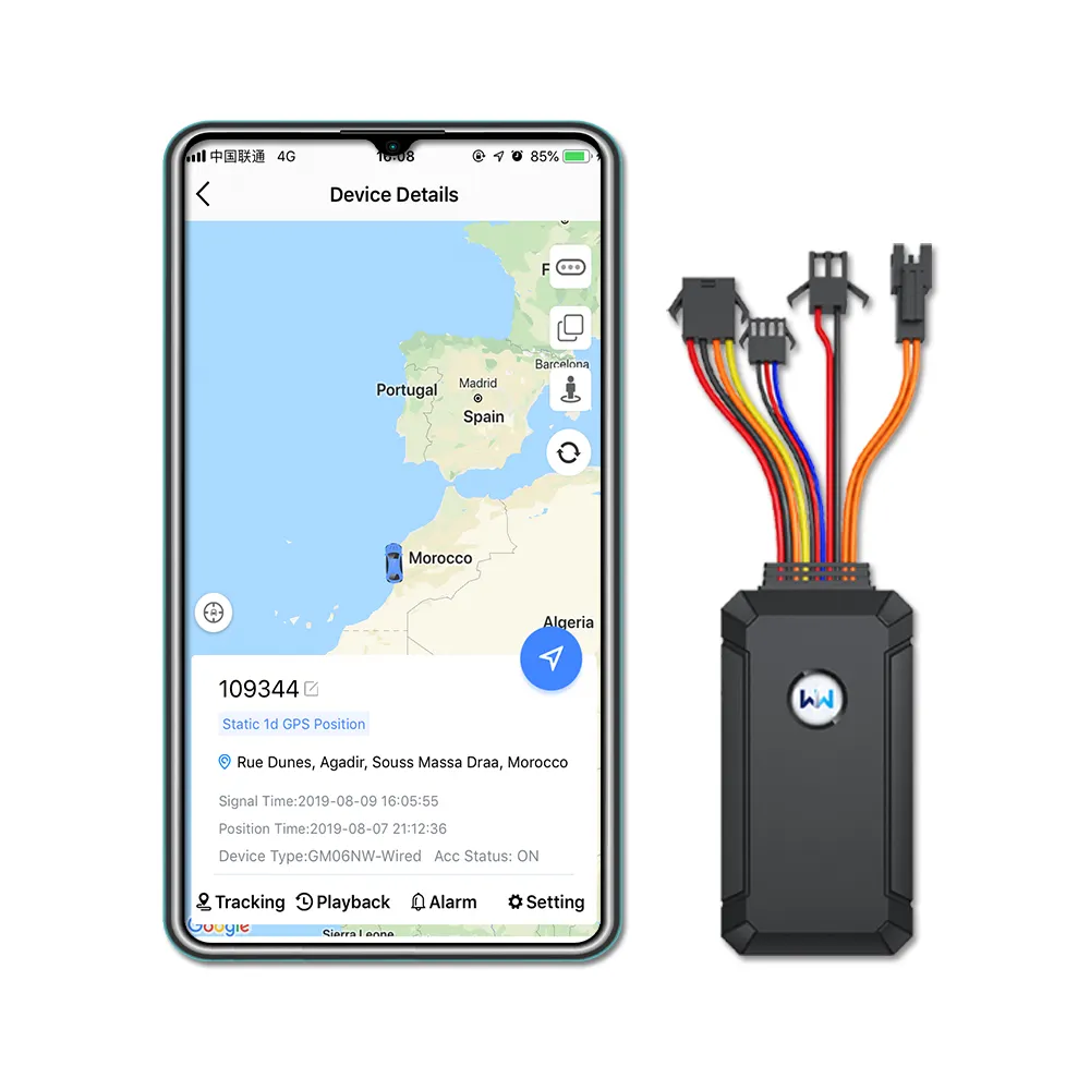 GPS Mobil Panggilan SOS Pendeteksi Bahan Bakar Kendaraan, Perangkat Pelacak GPS Murah