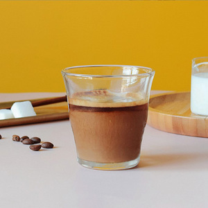Vaso de Vidrio con Diseño de Ondas de Agua, de Borosilicato Alto, Transparente, Minimalista, para Café en Casa o Fiestas - Product Image 4
