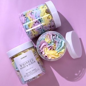 Sapone montato in fabbrica la rasatura personalizzata ammorbidisce la pelle liscia per la cura del corpo sale marino vegano sapone montato <span class=keywords><strong>al</strong></span> <span class=keywords><strong>limone</strong></span> - Product Image 4