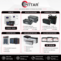 Paket Baterai LiFePO4 Lithium Ion Phosphate 12V 24V 100Ah Desain Siklus Dalam untuk Cadangan Daya Darurat bagi Distributor