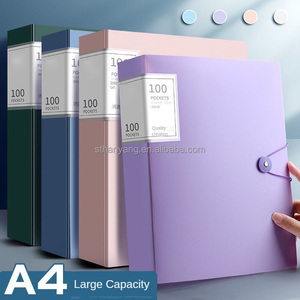 Vente en gros PP plastique A4 taille 40 60 100 pochettes affichage clair livre présentation dossier - Product Image 2