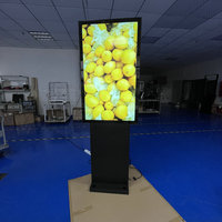 Affichage publicitaire extérieur LCD 49 pouces sur pied, étanche IP65, avec Android, Wi-Fi intégré et CMS, pour ascenseurs et centres commerciaux