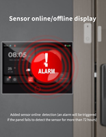 Alarma Inteligente para el Hogar con Pantalla Táctil de 7 Pulgadas, Tuya, Anti-Robo, WIFI, 4G, GSM, ABS, Sirena Solar para Exteriores, Protección de Seguridad para el Hogar