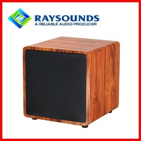 Subwoofer Amplificado de 300 Watts RMS para Cine en Casa, de Madera, Marca Guangzhou, Clase AB, 12 Pulgadas