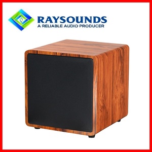 Subwoofer amplifié 300 Watts RMS Classe AB 12 pouces en bois pour Home Cinéma, Guangzhou - Product Image 3