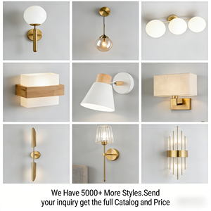 Lampada da Parete di Lusso Moderna a LED in Cristallo <span class=keywords><strong>per</strong></span> <span class=keywords><strong>Soggiorno</strong></span> Camera da Letto e Corridoio Decorazione d'Interni <span class=keywords><strong>per</strong></span> la Casa 220V Struttura in Ferro con Accenti Dorati <span class=keywords><strong>per</strong></span> Hotel - Product Image 2