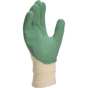 DELTA PLUS-Gant en latex crêpe vert LA50008-M sur support en coton avec dos non enduit (multi-pack) -GANTS EAN MW129696 - Product Image 2