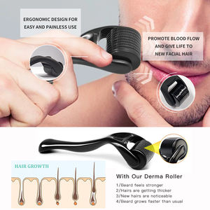 Kit per la Cura della Barba con Doppio Nutrimento, Acido Ialuronico Organico, Olio di Radice di Zenzero, Semi d'Uva e Jojoba, Ammorbidisce, Idrata e Ripara, per Uso Quotidiano Maschile - Product Image 3