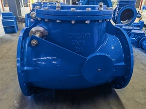 Valvola di ritegno a battente tipo <span class=keywords><strong>Nge</strong></span>-TILT DisHic in acciaio inossidabile Veyron SS304 316 CF8/CF8M e acciaio al carbonio WCB, flangia DN50-DN600 - Product Image 6