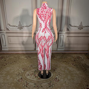 Novance Y5251 produttore di vestiti in cina <span class=keywords><strong>abito</strong></span> lungo senza maniche <span class=keywords><strong>a</strong></span> <span class=keywords><strong>righe</strong></span> <span class=keywords><strong>abito</strong></span> <span class=keywords><strong>da</strong></span> sera elegante strass <span class=keywords><strong>abito</strong></span> <span class=keywords><strong>da</strong></span> <span class=keywords><strong>sposa</strong></span> - Product Image 3