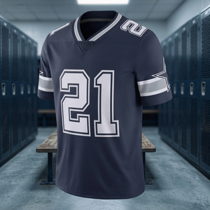 เสื้อฟุตบอลดัลลัส คาวบอยส์ รุ่น 21 คอวี แขนสั้น ระบายเหงื่อได้ดี ทรงปกติ ผลิตจากโพลีเอสเตอร์ 100% สำหรับผู้ใหญ่ ใส่ได้ทุกฤดู - Product Image 3