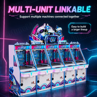 Machine de jeu personnalisée OEM/ODM pour zones de jeux de centre commercial, construite comme une borne de jeu à monnayeur avec un cabinet facile à nettoyer et une solution complète de machine de jeu.