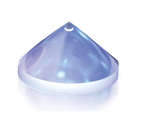 Prisma não revestido personalizado ótico do cone do ângulo Prismas triangular óptico do refletor do ângulo do telêmetro do laser da elevada precisão - Product Image 1