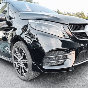 ชุดแต่งสปอยเลอร์กันชนหน้าแบบ Splitter สำหรับ Mercedes-Benz V-Class W447 V260 AMG Line ปี 2015-2019 ชุดป้องกันกันชนหน้า - Product Image 6