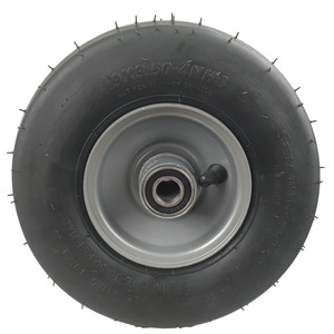 Neumático neumático sin cámara de caucho 9X3.50-4 para reemplazo de cortacésped, carga máxima de 80 kg - Product Image 3