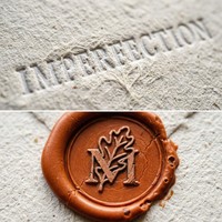 Conjunto de Invitaciones de Boda Personalizadas con Impresión Tipográfica |   Papel Ecológico con Tinta Blanca para Impresión de Pequeños Lotes para Diseñadores