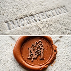 Conjunto de Invitaciones de Boda Personalizadas con Impresión Tipográfica |   Papel Ecológico con Tinta Blanca para Impresión de Pequeños Lotes para Diseñadores - Product Image 5