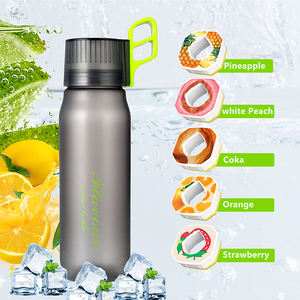 Özel Logo 750ml hava kokulu meyve lezzet Pod taşınabilir kullanımlık plastik içecek su şişeleri spor Tritan Flavoured su şişesi - Product Image 5