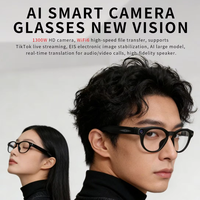 Lunettes Intelligentes CY02 avec Reconnaissance Visuelle IA, Traduction en Temps Réel, Caméra 13MP, Enregistrement Vidéo Haute Définition, Image EIS et Assistance au Quotidien