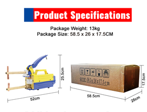 Soudeuse par points <span class=keywords><strong>portable</strong></span> FUNISI F2000 certifiée CE, petite, double face, à main, pour la réparation de carrosserie automobile - Product Image 5