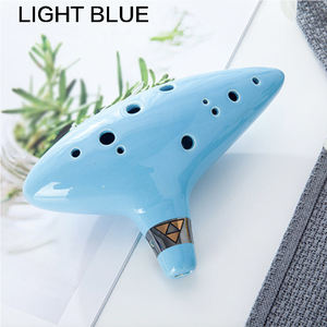 Hotsell Multi Color Instrumento Musical <span class=keywords><strong>Flauta</strong></span> 12 Agujero C Clave Alto Cerámica <span class=keywords><strong>Ocarina</strong></span> Para Principiantes - Product Image 2