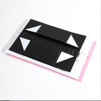 Boîte cadeau magnétique pliable de haute qualité, best-seller, avec couvercle à rabat, logo personnalisable, idéale pour le rangement de vêtements