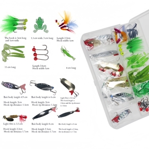 CZFIT Full-swim Layer Lure Bait Sets, Equipped with <b>Fishing</b> Baits, Hooks and Pliers, and Various Types for Cross-border <b>Fishing</b> - Product Image 2