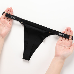 Sexy Print Strap Women Underwear Buckle Decoration Seamless Ice Silk mutandine brasiliane <span class=keywords><strong>perizoma</strong></span> <span class=keywords><strong>perizoma</strong></span> - Product Image 5