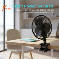 Ventilateur de table électrique compact 6 pouces à 2 vitesses avec grille de sécurité pour enfants, prix d'usine, vente en gros pour usage domestique
