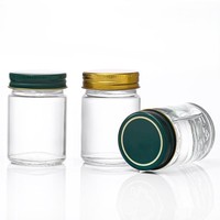 Botol Kaca Herbal Bening 15ml Bentuk Heksagonal/Kotak dengan Tutup Ulir, Wadah Mini Kosong untuk Perawatan Tubuh dan Balsem Herbal (Grosir)