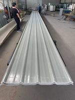Plaques ondulées en FRP durables de l'usine RUNLIN, panneau d'éclairage, tuiles de toit transparentes - résistantes aux intempéries, haute résistance, garantie de 5 ans