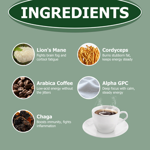 Best Seller Mushroom Coffee with Niacin Enhance Immunity Strengthen Functions Support Energy Level and Stress Relief Coffee - Product Image 6