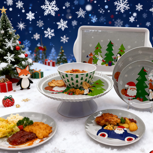 Piring Kue Plastik Melamin untuk Pesta, Alas Kue Pernikahan - Product Image 5