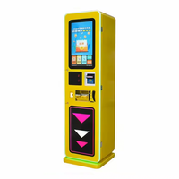 Baby Bear Arcade Amusement Distributeur automatique Échange de pièces de monnaie et changeur de jetons avec lecteur de carte de crédit de facture de paiement par numérisation