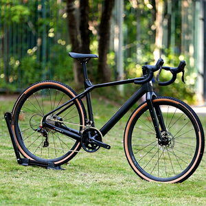 Bicicleta de Gravel de Fibra de Carbono de Alto Módulo de 9.9 kg, 24 velocidades, Neumáticos 700*40c, Todoterreno, para Carretera y Aventura, Gravel X (25 años) (RS-24S Hydr.) Rueda) - Product Image 1