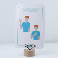 Inspiration Mindfulness Challenge Cartes à jouer Deck Mantras d'affirmation en papier pour outils de méditation et grandes affirmations