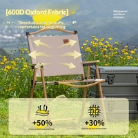 Chaise de camping pliante moderne, sûre, confortable et épaisse, ultra-légère, portable, en acier au carbone, mobilier d'extérieur