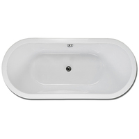 LINE TRADITION baignoire moderne autoportante en acrylique, mini jacuzzi d'intérieur pour une personne