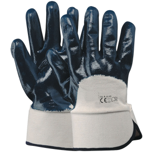 ถุงมือเครื่องมือหมุนชุบผ้าสำลี9ชิ้นขนาดสีน้ำเงิน - Product Image 1