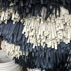 カスタムポリエステル製プリント巾着服飾アクセサリー、無地フラットロープ、プリントホワイトレターロゴコード - Product Image 3