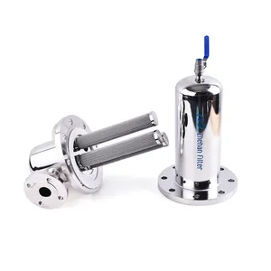 Độ tinh khiết cao thép không gỉ thiêu kết lọc công nghiệp Nitơ LPG khí tuabin lọc không khí bộ lọc - Product Image 1