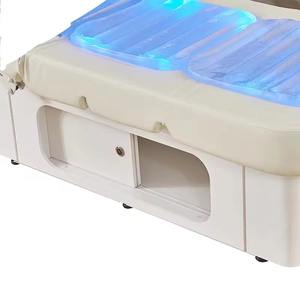 Table de <span class=keywords><strong>massage</strong></span> thermique électrique Thai Spa lit à <span class=keywords><strong>jet</strong></span> d'eau sèche avec lumière LED mobilier de salon de beauté pour le visage 4 moteurs - Product Image 5