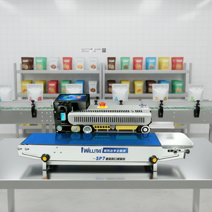 Machine automatique de cachetage de codage de <span class=keywords><strong>jet</strong></span> d'encre de sac en plastique nouvelle imprimante de date d'expiration de scellant de bande continue de catégorie alimentaire - Product Image 1