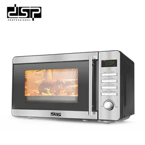 DSP Hot Sales Home Electric Microwave Oven Table Top Digital Microwave Oven 20L Stainless Steel Cavity Microwave Oven