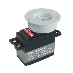 KINGMAX SW6114MD 1-6T 61g 14kg cm digital engranaje de metal vela cabrestante servo dual rodamientos de bolas para veleros <span class=keywords><strong>RC</strong></span> - Product Image 1