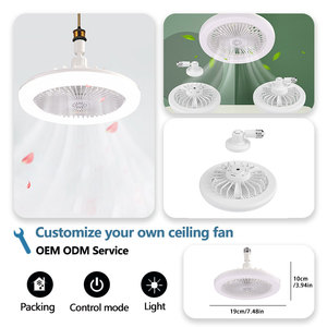 <span class=keywords><strong>Ventilador</strong></span> de Techo LED Moderno y Ajustable <span class=keywords><strong>con</strong></span> Control Remoto, 3 Aspas, Motor DC, para Dormitorio, Cuerpo de Plástico - Product Image 4