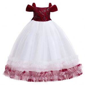 Baige nuovo arrivo torta di garza abiti Pompadour mostra paillettes fiocco nodo abito <span class=keywords><strong>da</strong></span> <span class=keywords><strong>principessa</strong></span> <span class=keywords><strong>bambina</strong></span> <span class=keywords><strong>bambina</strong></span> <span class=keywords><strong>bambina</strong></span> bambino Costume - Product Image 5
