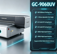 Impresora Plana UV GC-9060UV 900x600mm 1-150mm, XP600/G5i, Lámpara UV de Aire USB3.0, Impresión de Carcasas Personalizadas