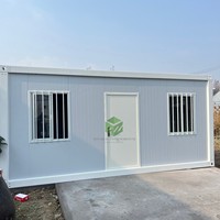Maison préfabriquée de 20 pieds avec système électrique en option, maison modulaire préfabriquée écologique en conteneur