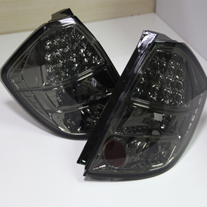 ไฟท้ายรถยนต์ LED สำหรับ Honda Fit Jazz,ไฟท้ายสีดำทั้งหมดไฟติดด้านหลังไฟสัญญาณสำหรับรถยนต์รุ่น <span class=keywords><strong>Hatchback</strong></span> 2009ปี2010 - Product Image 1